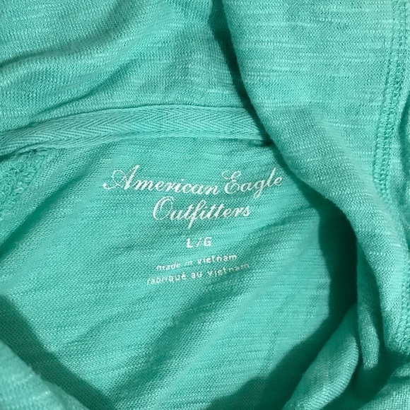 ❗️FINAL PRICE❗️American Eagle Lightweight Zip Up Hoodie Sweater Size Large - Picture 2 of 6